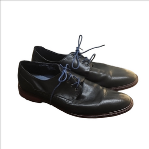 Winthrop Braxton Leather Oxford Shoes Black Men's Size 10.5